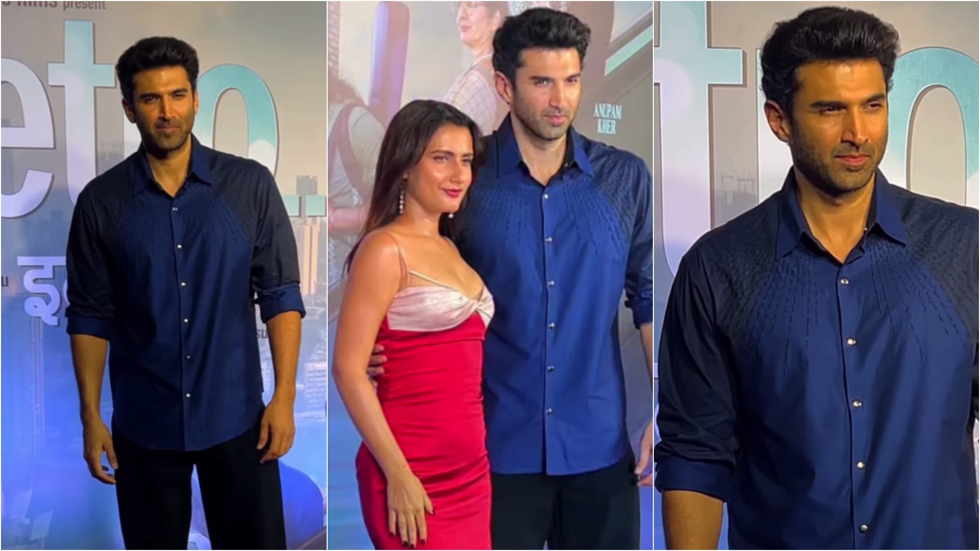 Ibrahim Sara Ali Khan Aditya Roy Kapur Fatima Sana Shaikh these celebs attends Metro In Dino Movie Screening