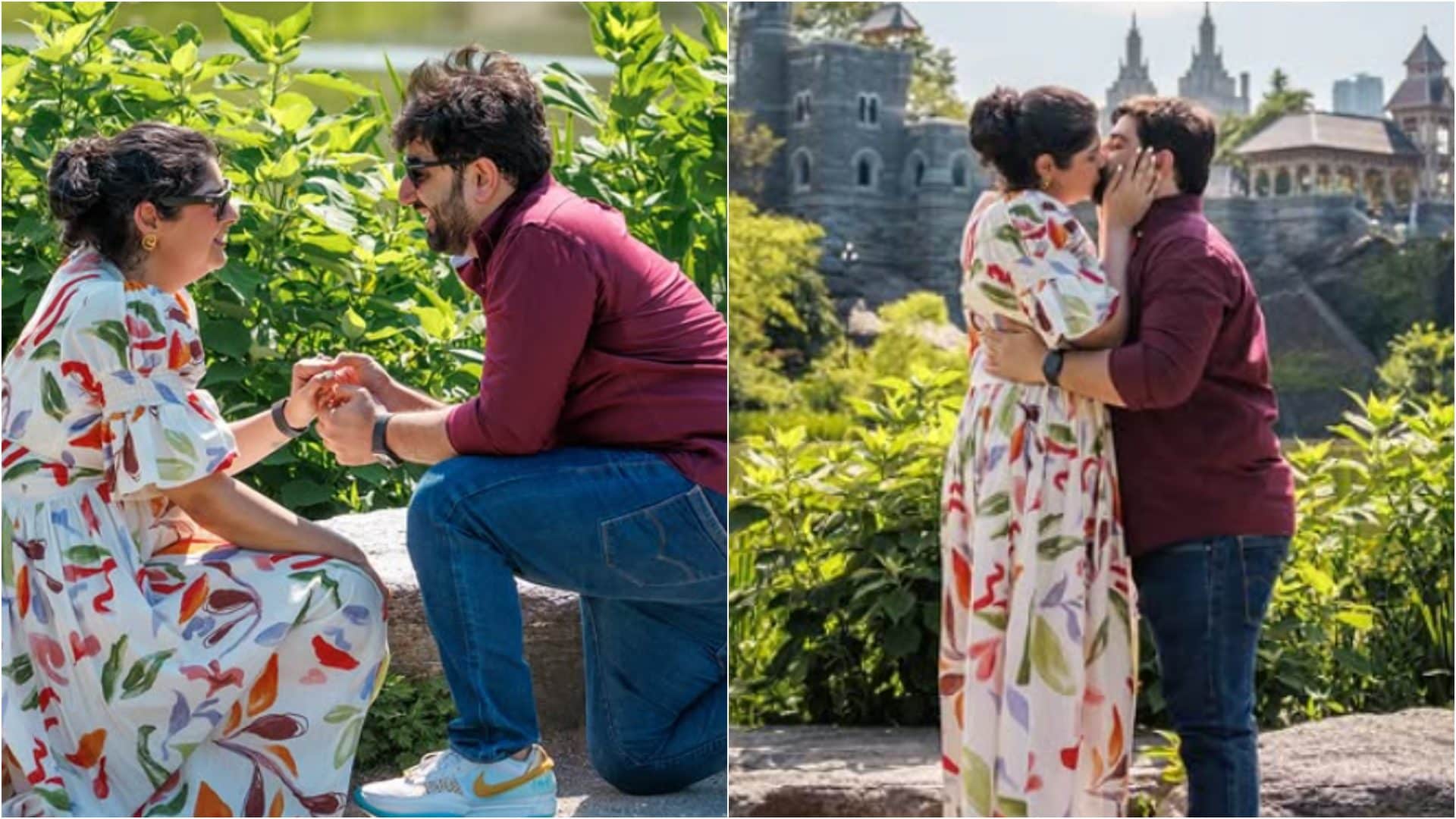 Arjun Kapoor sister Anshula gets engaged to boyfriend Rohan Thakkar shares photos with emotional and Love Note