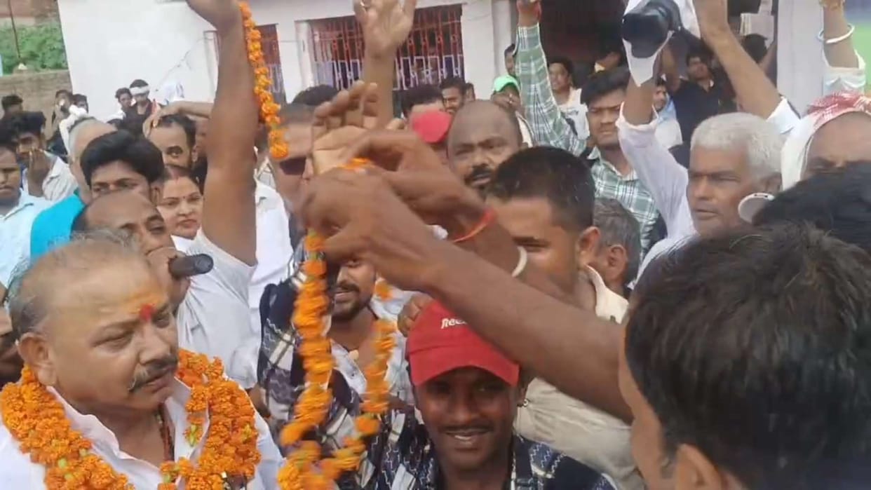 political upheaval in Nalanda, BJP leader Chhote Mukhiya joins Congress