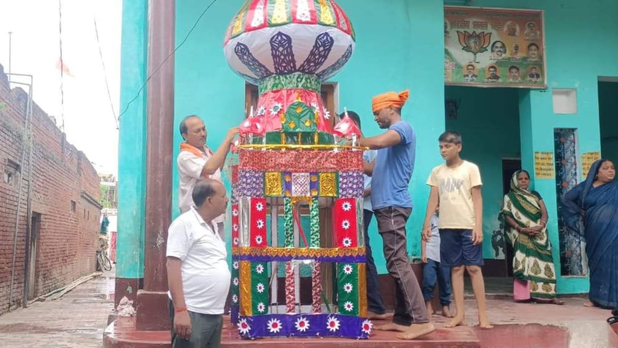 Muharram Hindus have been following tradition of Tazia for five generations Durga Puja is also held