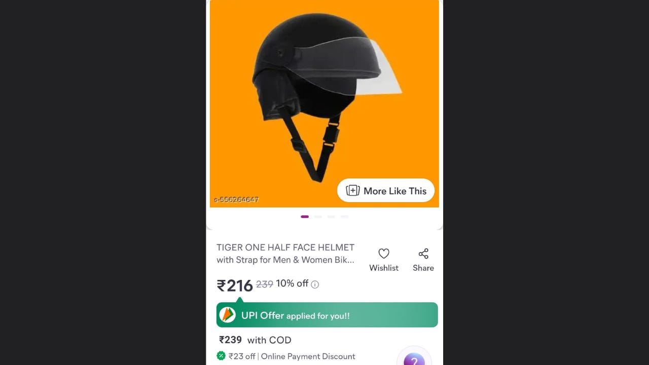 fake helmets selling on online shopping platforms without ISI mark details