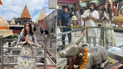 Giorgia Andriani shares photos from ujjain says Privileged to receive the blessings of Jai Shree Mahakaal