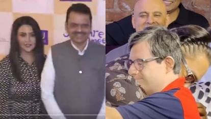 Aami Khan in Sitaare Zameen Par success party Devendra Fadnavis in special screening