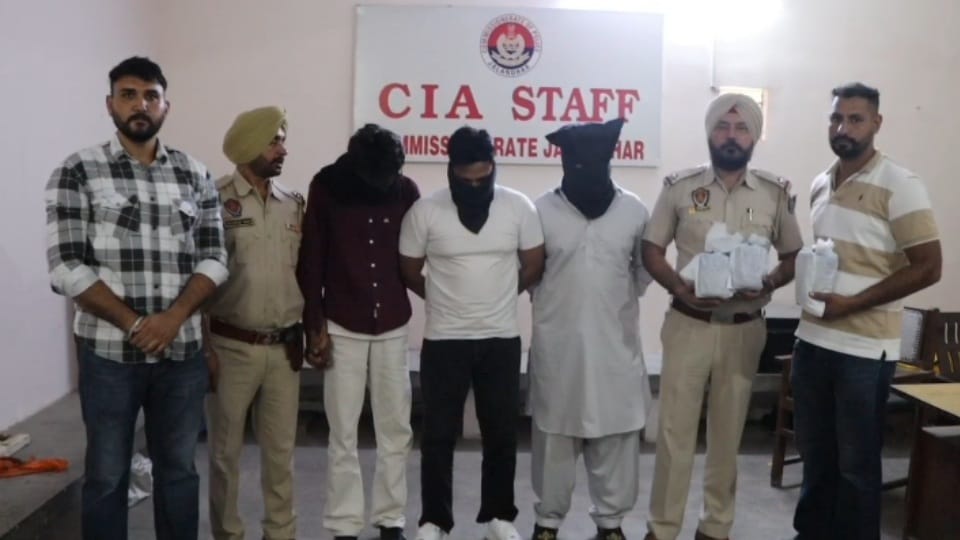 Five drug and arms smuggler arrested in Jalandhar