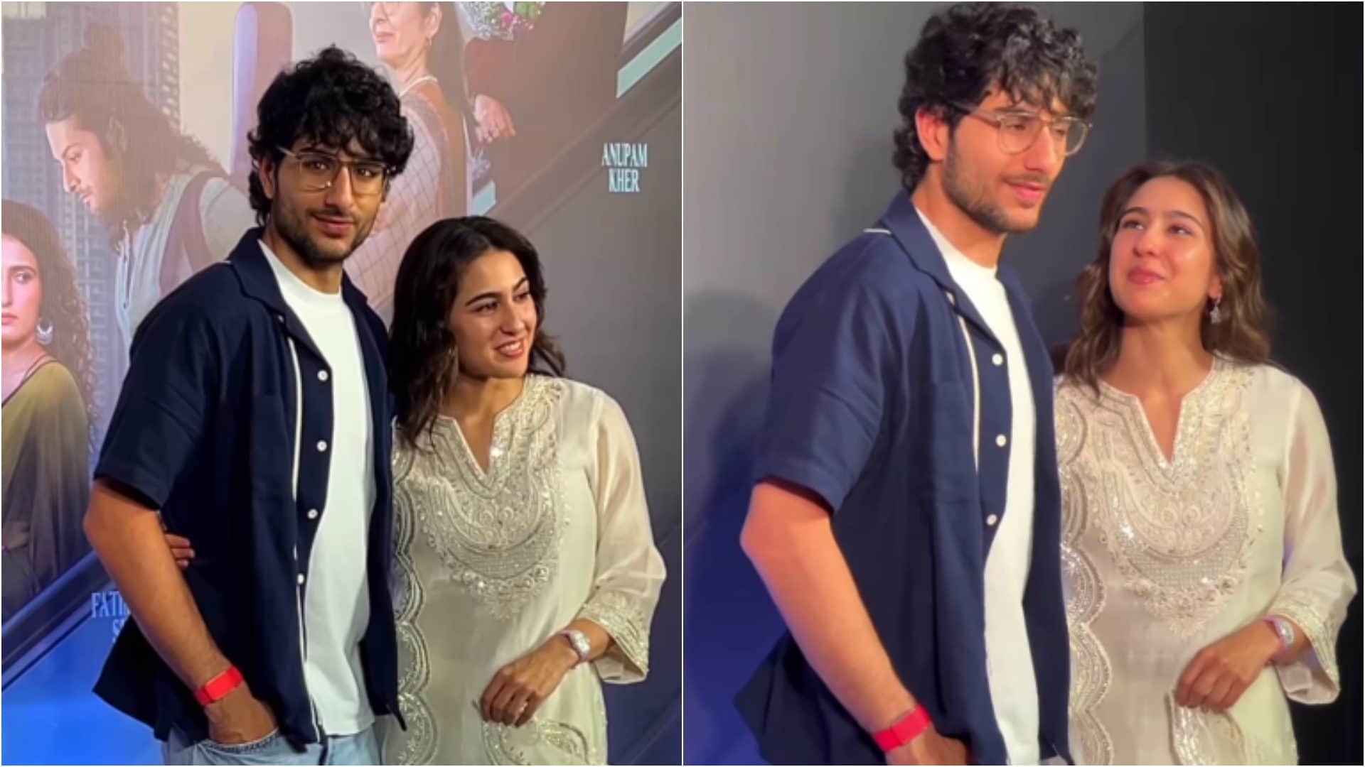 Ibrahim Sara Ali Khan Aditya Roy Kapur Fatima Sana Shaikh these celebs attends Metro In Dino Movie Screening