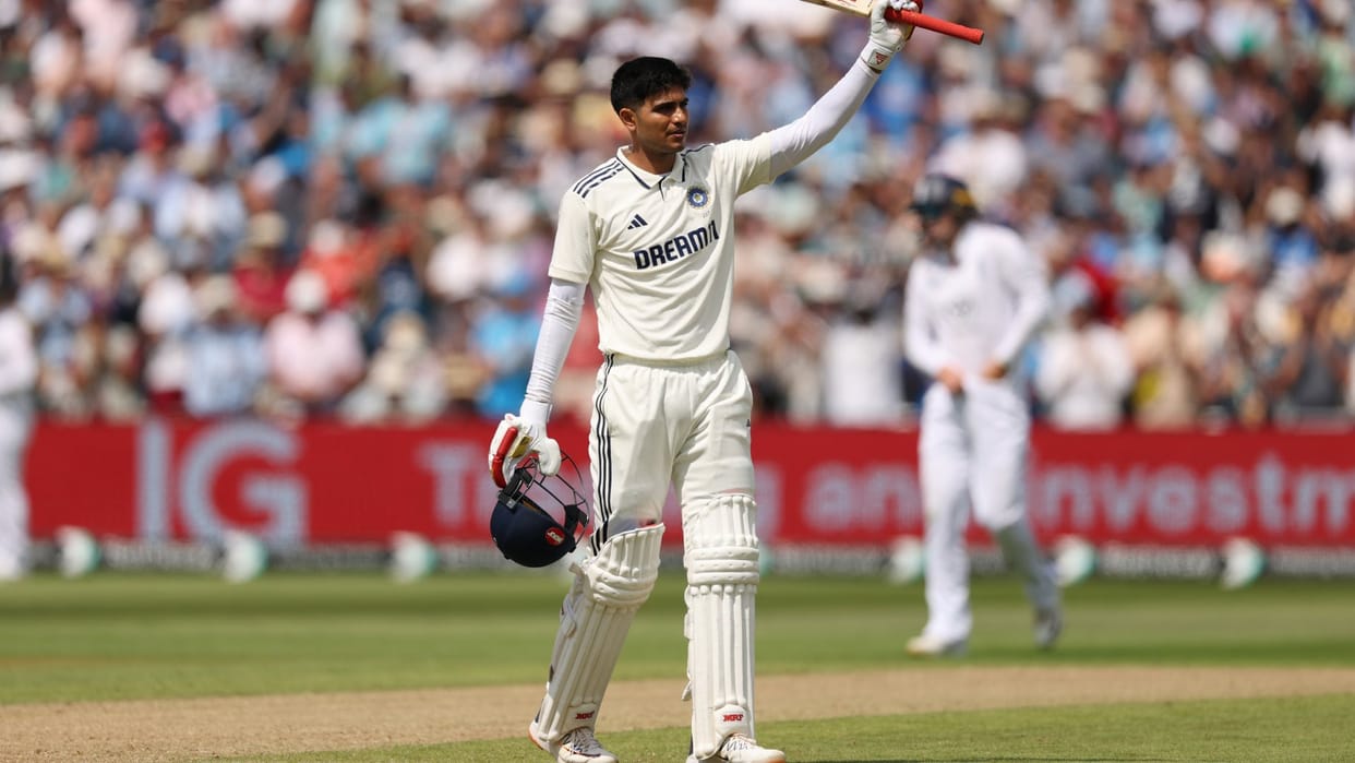 Shubman Gill performance against England was praised by former India captain Sourav Ganguly