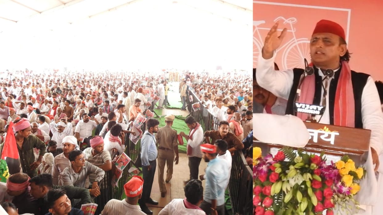 Akhilesh Yadav targeted BJP government and said dedicated and safe road not built for Kanwariyas in azamgarh