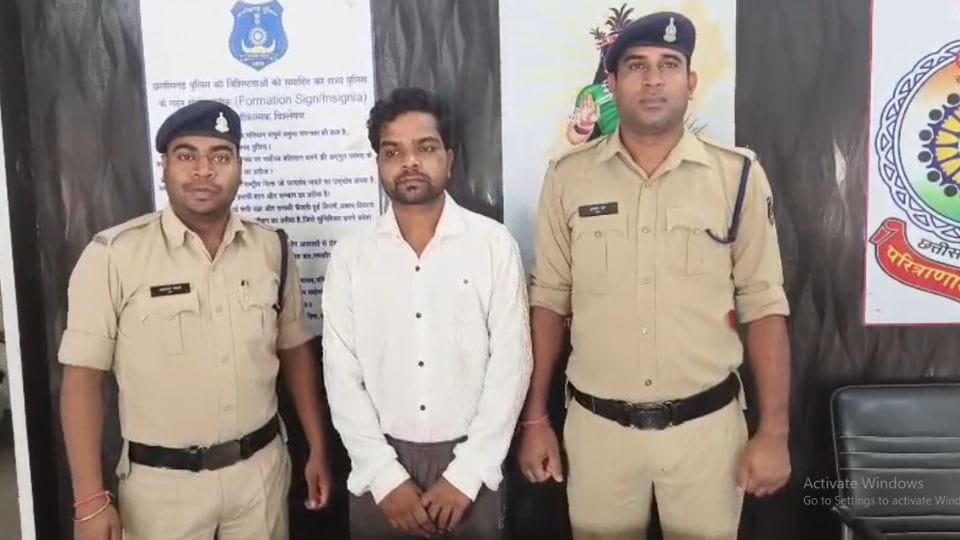 Police arrested an accused of cattle smuggling in Janjgir Champa