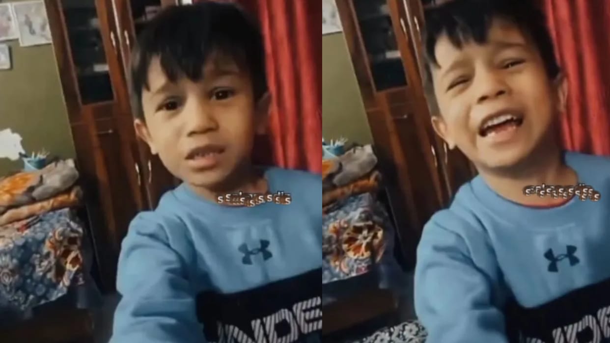 viral Video child troubled by the exam what he said in the video