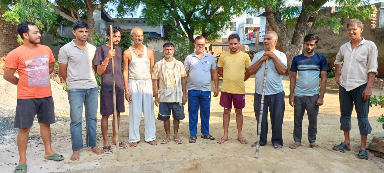 Elderly Woman Injured by Bull Attack on Way to Temple in Baghpats Lahchoda Village