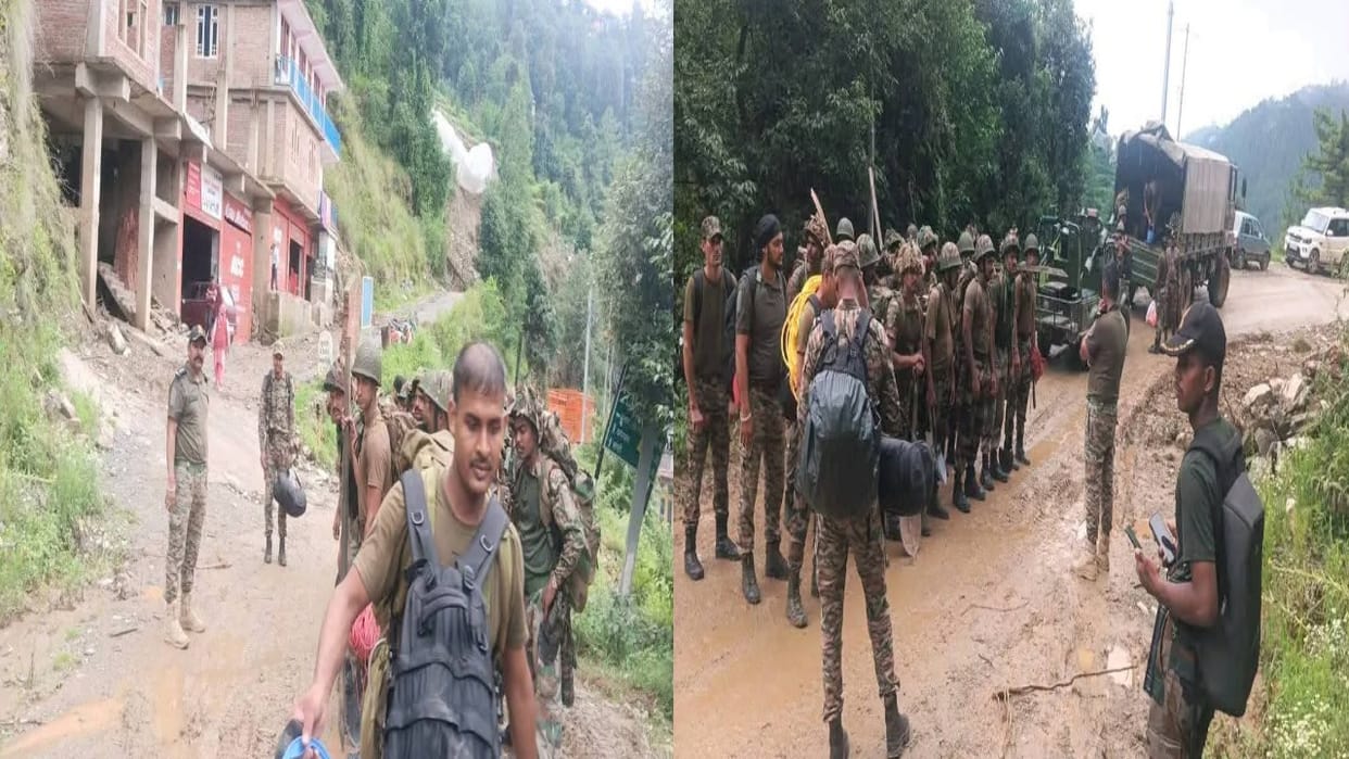 Himachal cloudburst: Rescue team reached the disaster affected Pyala Daisy village mandi, rescued 65 people sa