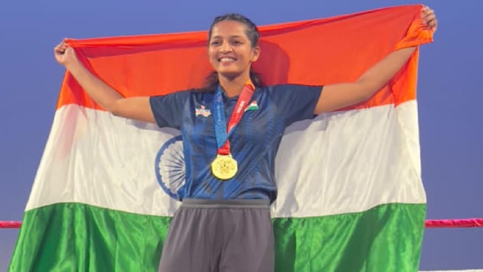 Jhansi's Imroz Khan won gold medal in boxing in World Police Games held in America