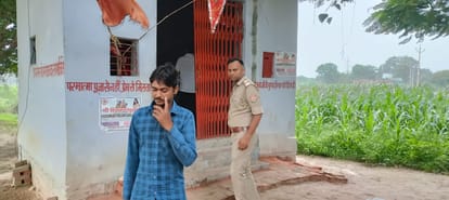 Kanpur Maa Kalis statue vandalized locals angry. two accused arrested interrogation continues
