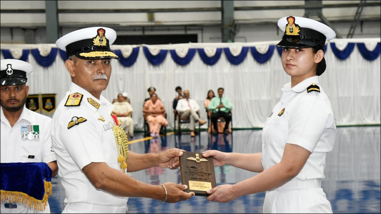 Nari Shakti: Astha Poonia becomes Indian Navy's first woman fighter pilot