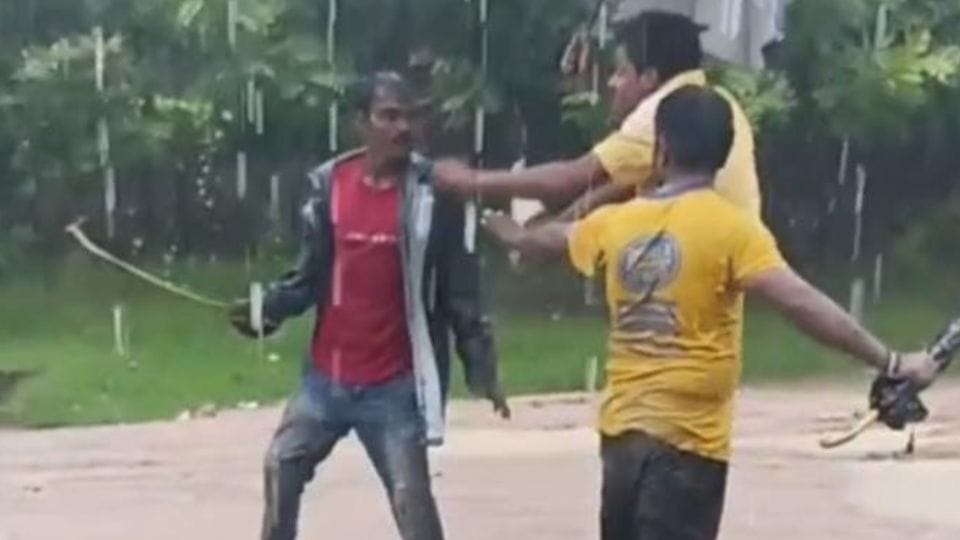 A young man was beaten up on charge of molesting his wife in Atal Awas Korba