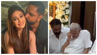 shefali jariwala prayer meet father breaksdown  parag tyagi supports in this emotional moment