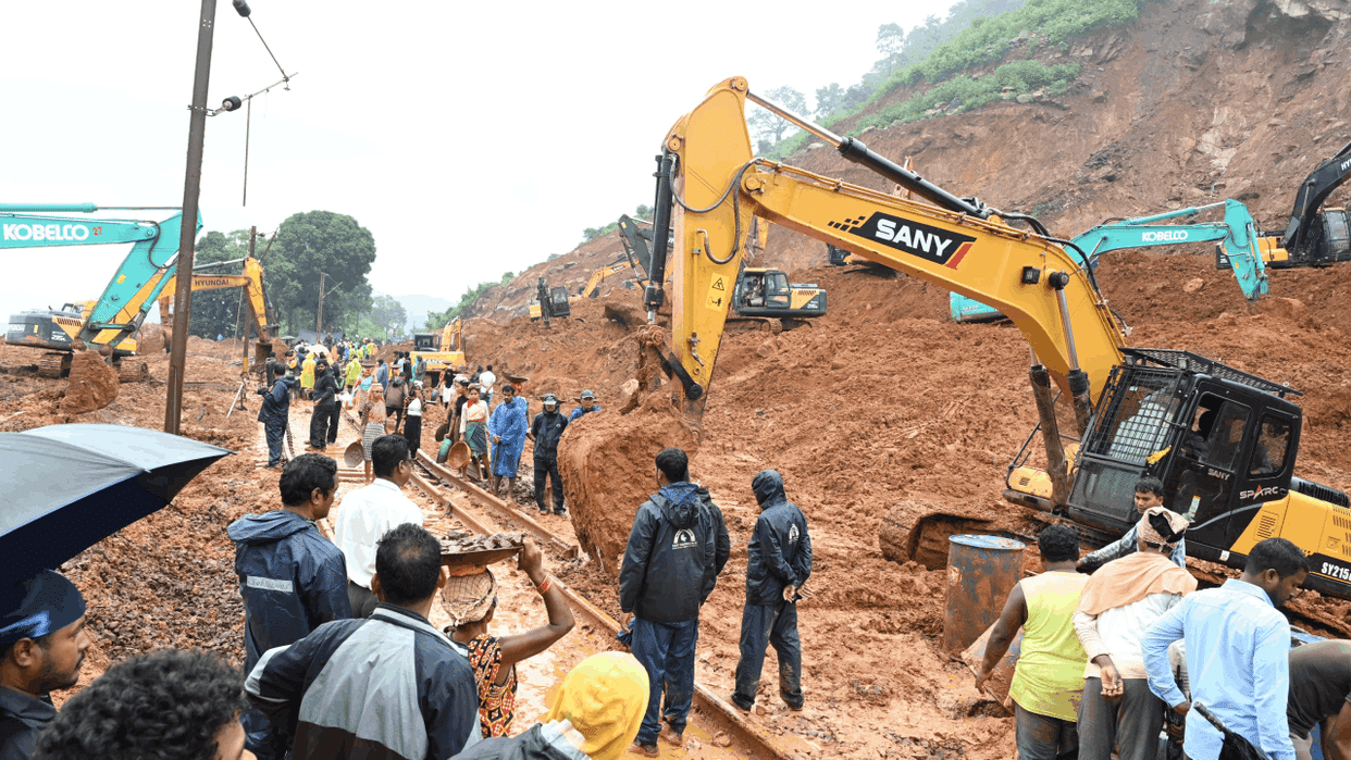 Train operations resumed two days after the landslide in Koraput-Jaipur section