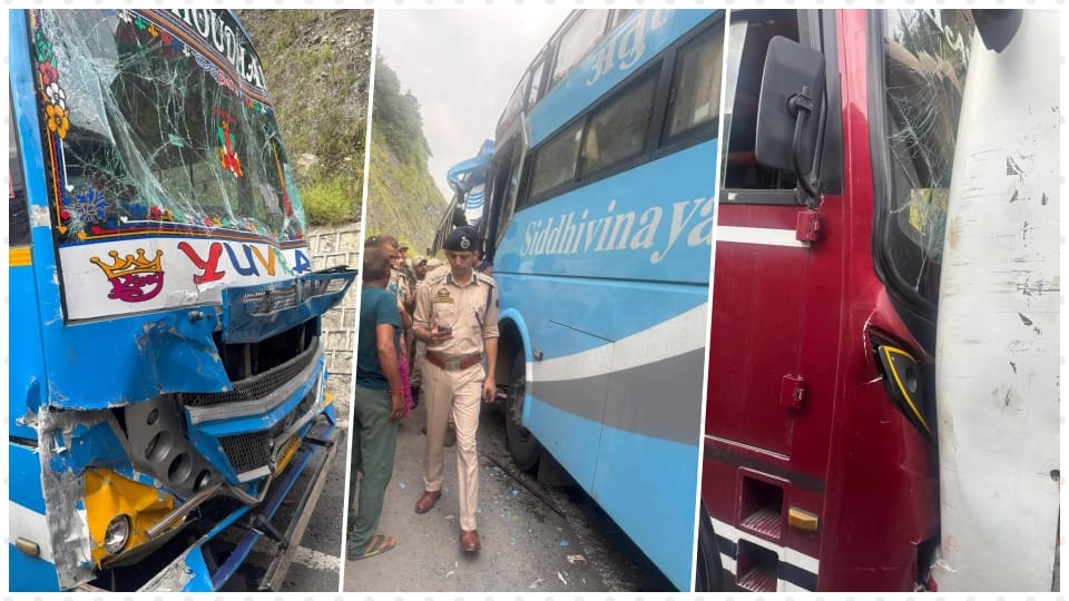 Amarnath pilgrims suffer minor injuries after 5 buses collide in J-K's Ramban