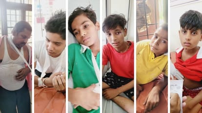 School bus overturned due to steering failure in Jhansi 11 children injured