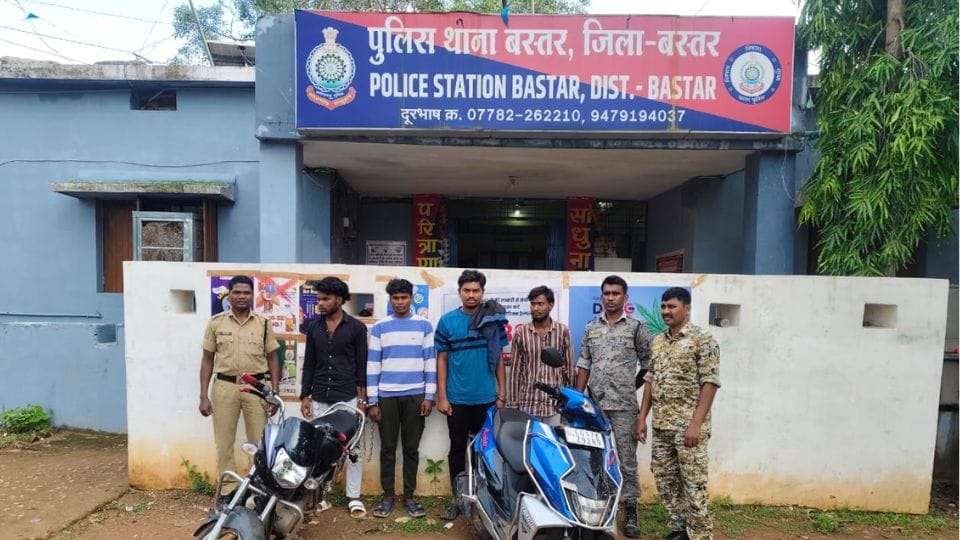 चार आरोपी गिरफ्तार
