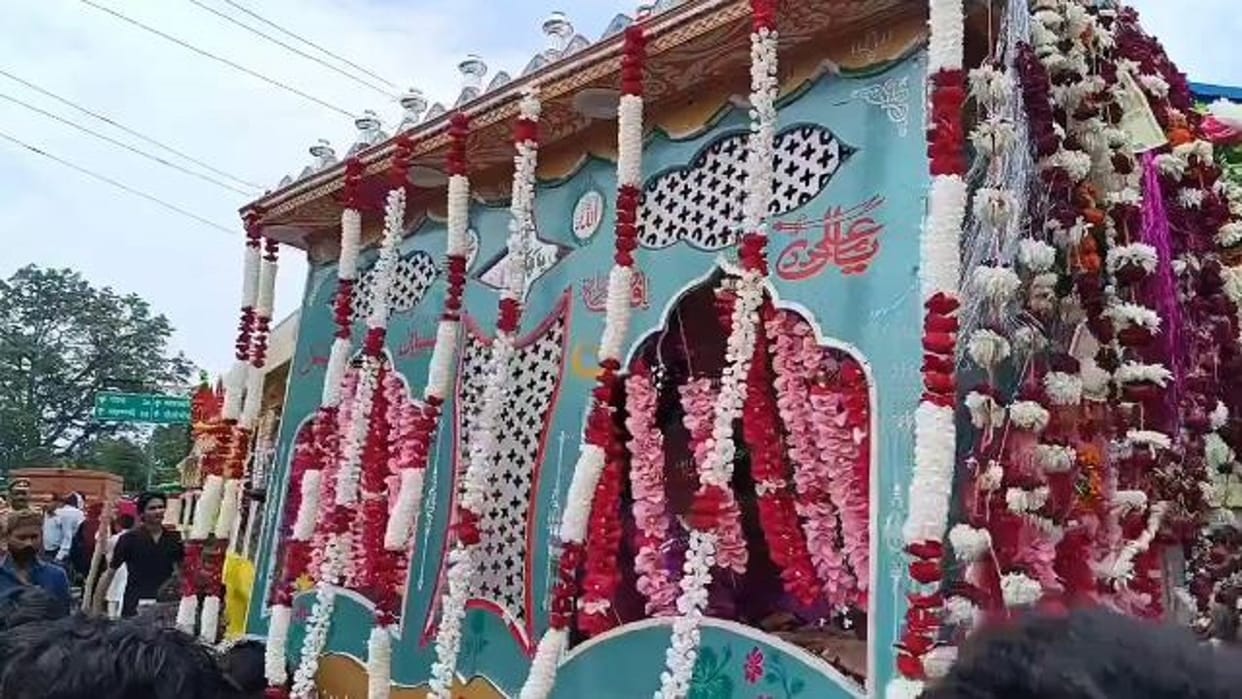 Muharram julus took out in Lakhimpur kheri