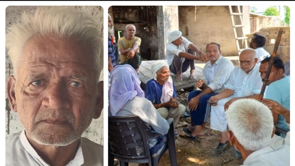 Baghpat: Farmer strangled to death, body set on fire, blood on mouth and neck testifying to cruelty.