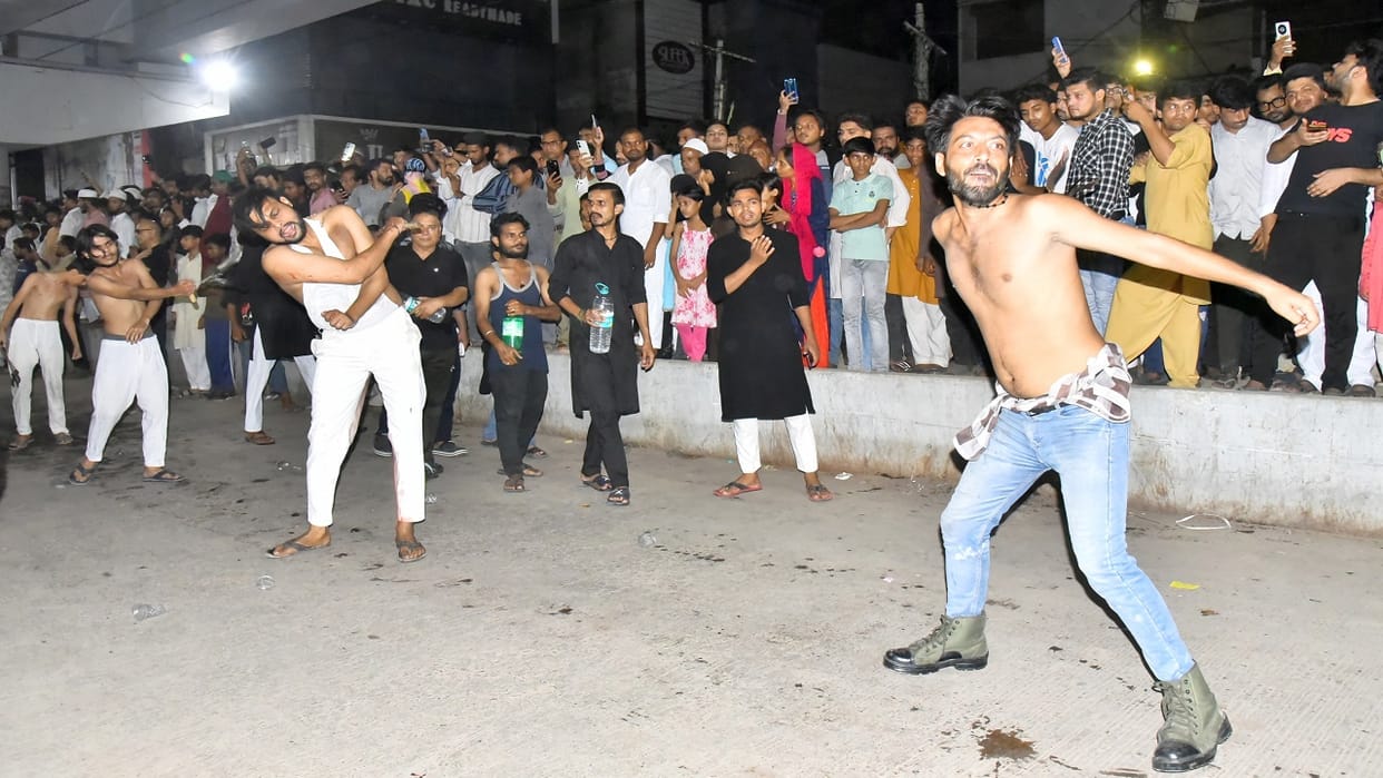 historic procession of Jarids on the occasion of 8th Moharram was taken out in Bareilly