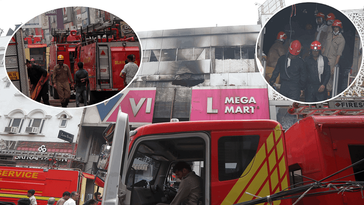 Two People Including Student Died In A Fire At Vishal Mega Mart – Amar Ujala Hindi News Live