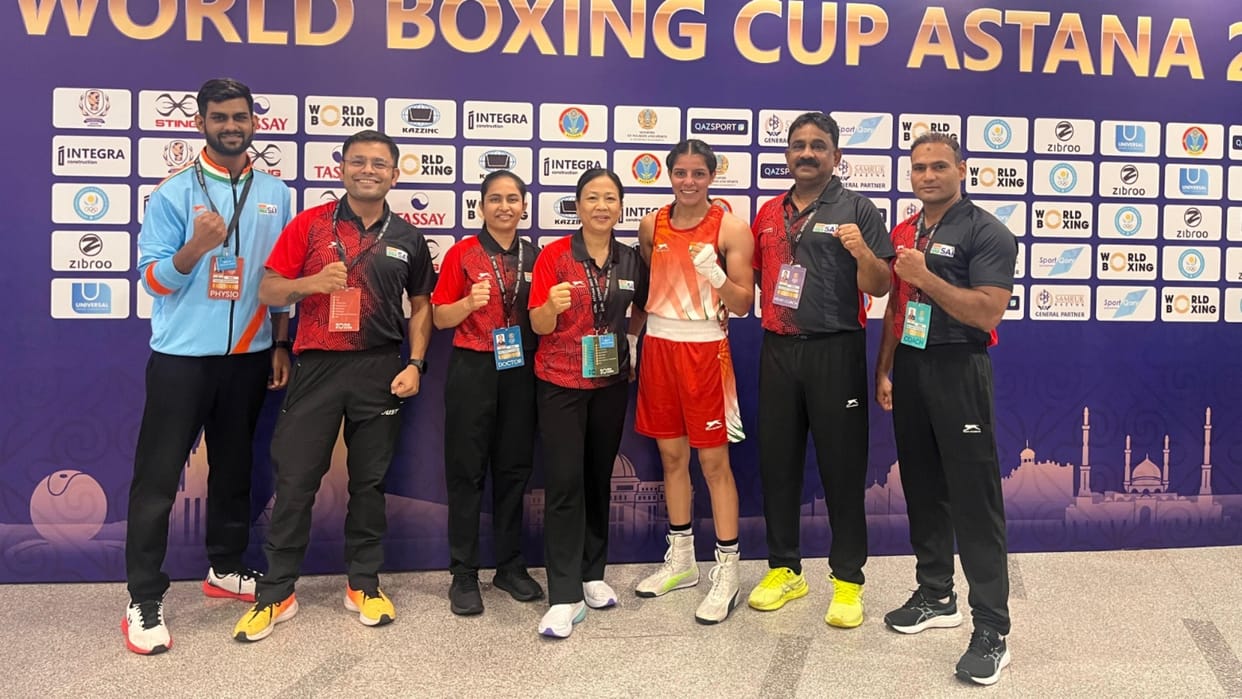 Sakshi bagged India's first gold medal at the second World Boxing Cup in women’s 54kg final match results