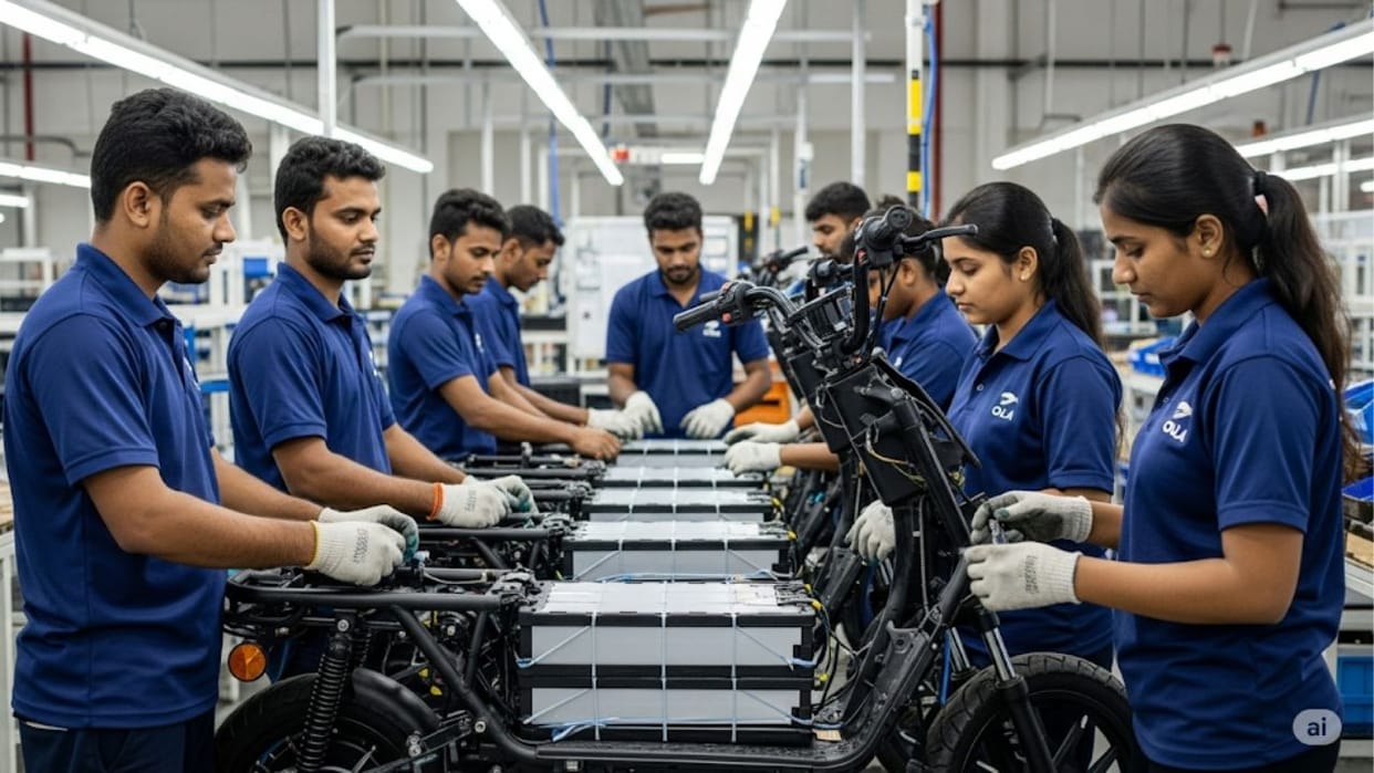 ev production cut bajaj ather tvs due to china rare earth magnet shortage