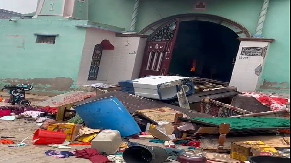 Arson in Bhiwani Haryana crime news