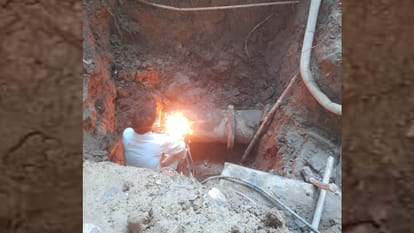 Kanpur: Repair of pipeline of Malviya Park Zonal Pumping Station started