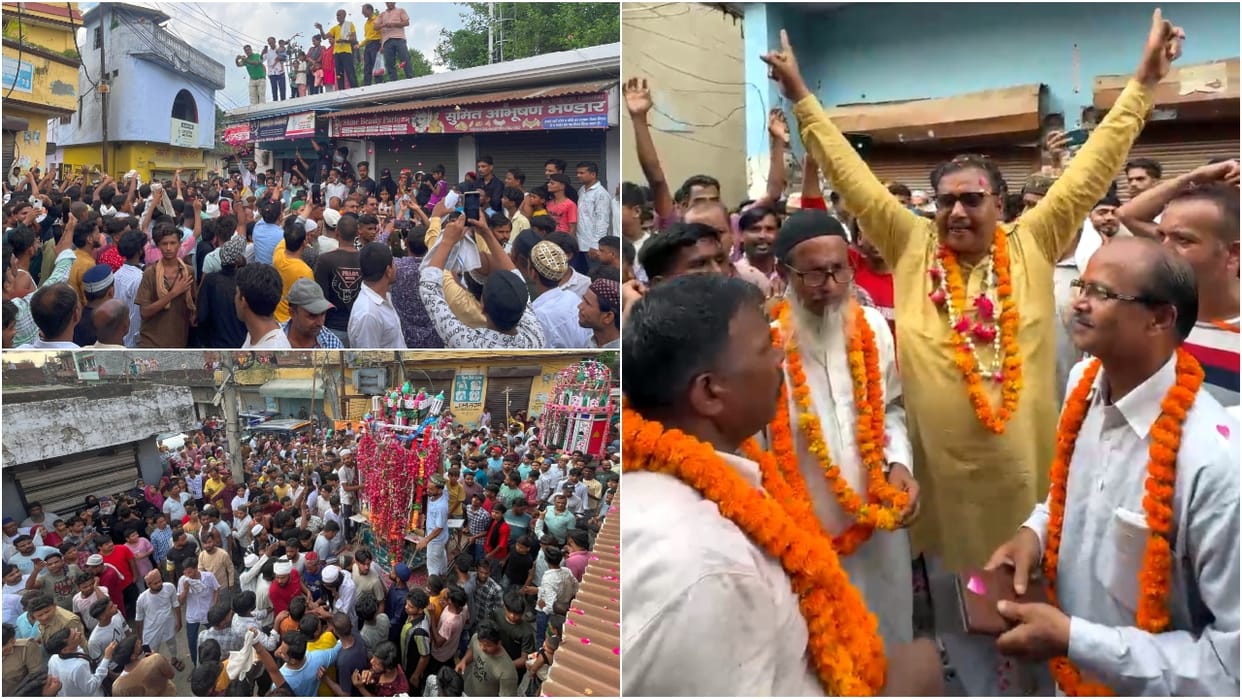 Muharram julus take out in Jogi Nawada of Bareilly 32 years old dispute ended