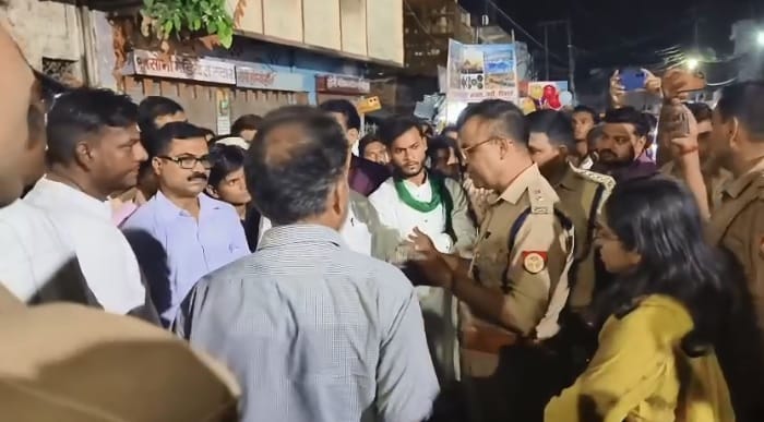 Chitrakoot Anger among the Taziadars due to barricading on the road adamant on not taking out the Tazia