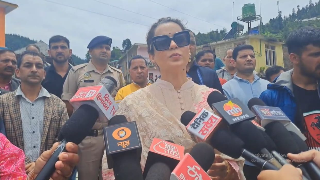 Kangana reached Seraj said I will ask for special relief package from center govt state government corrupt