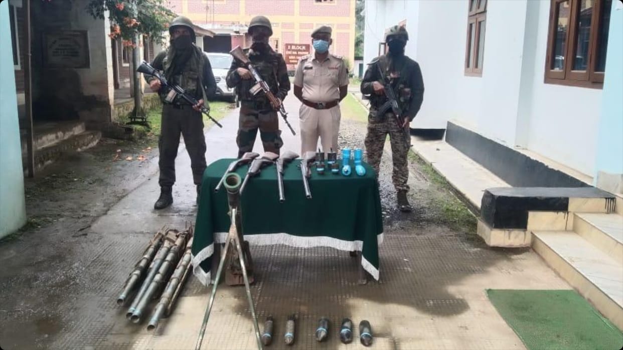 Myanmar-sourced weapons entering India via some cadres of Manipur insurgent outfits