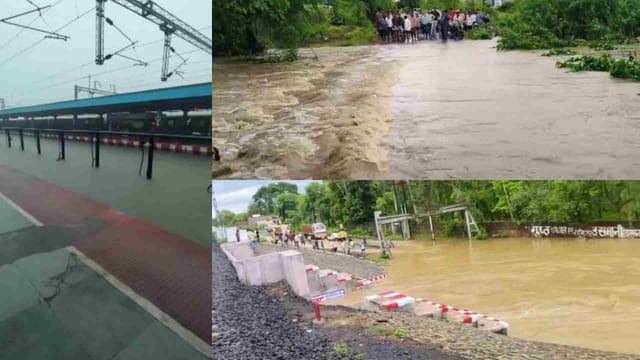 शहडोल में बारिश से मची तबाही।