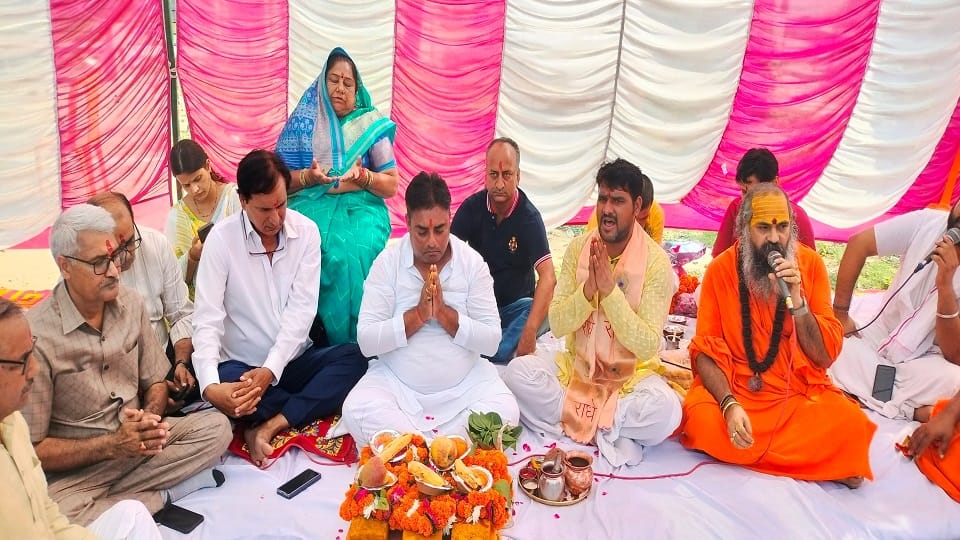 foundation stone of the corridor of Shri Khereshwar temple
