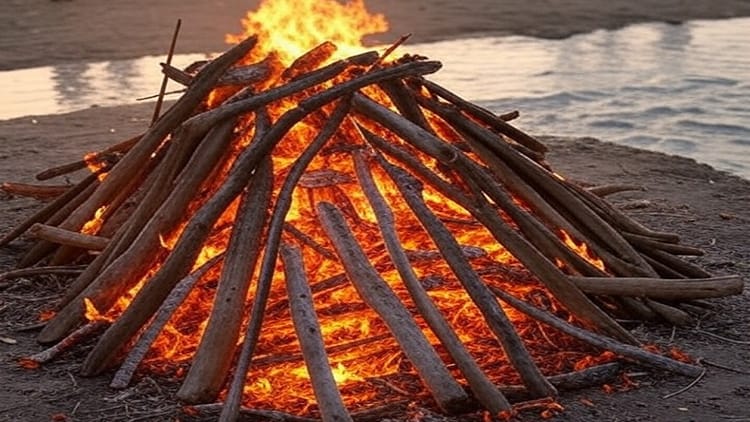 अस्पताल की जगह ले गए श्मशान घाट: बेटों ने बैट से पीटकर पिता को मार डाला, फिर कर दिया चोरी से अंतिम संस्कार