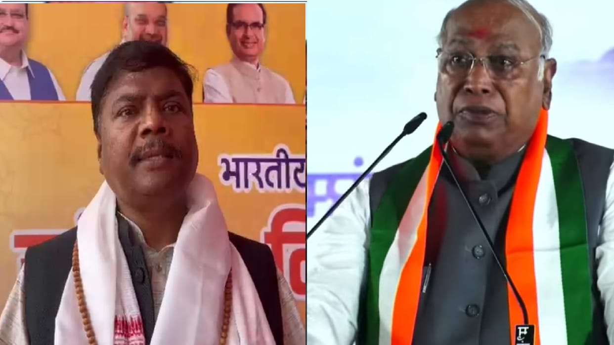 CG Minister Kedar Kashyap alleagation on Mallikarjun Kharge