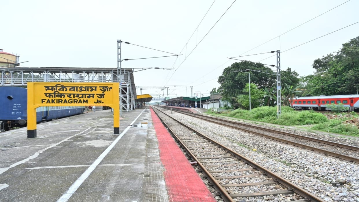Northeast Frontier Railway modernized Fakiragram station, train movement became easier