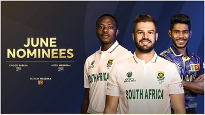 ICC Player of the Month: Markram, Rabada and Nissanka nominated for best cricketer of June by ICC