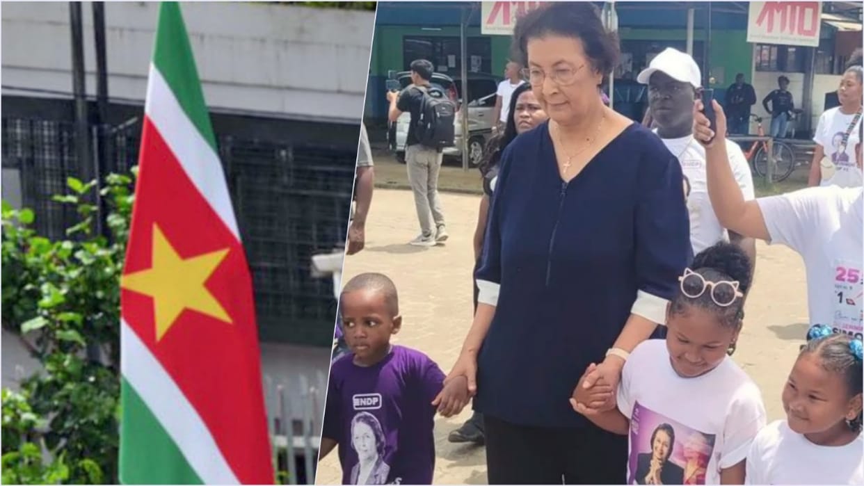first woman president in South American country Suriname know who is Jennifer Simons