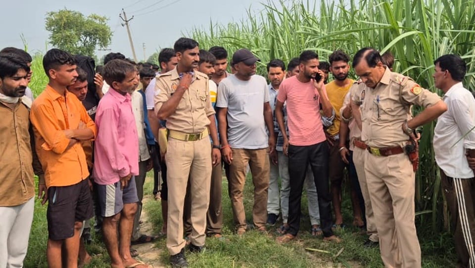 Teacher shot dead in Moradabad body found in forest bike was found parked nearby