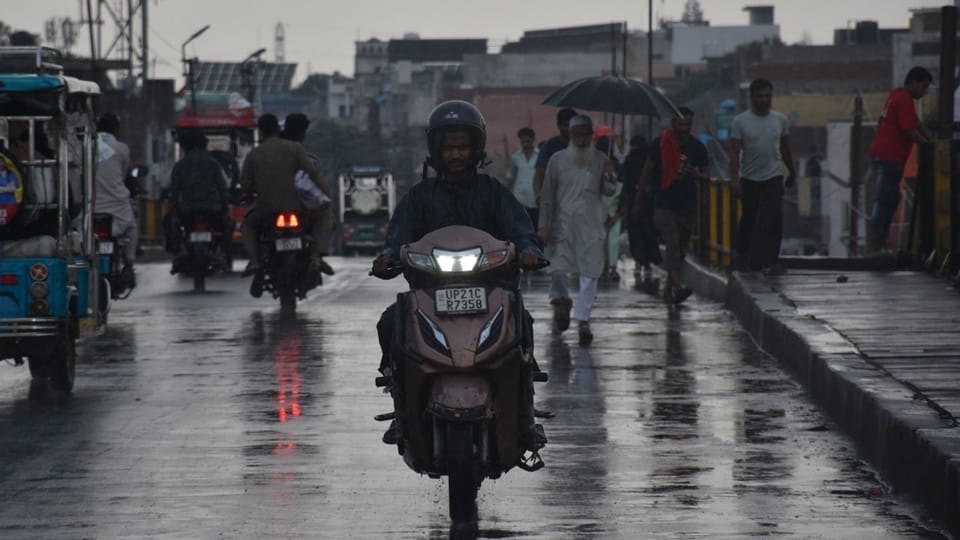 UP: Heavy rains in Moradabad division, four-day yellow alert issued; see photos