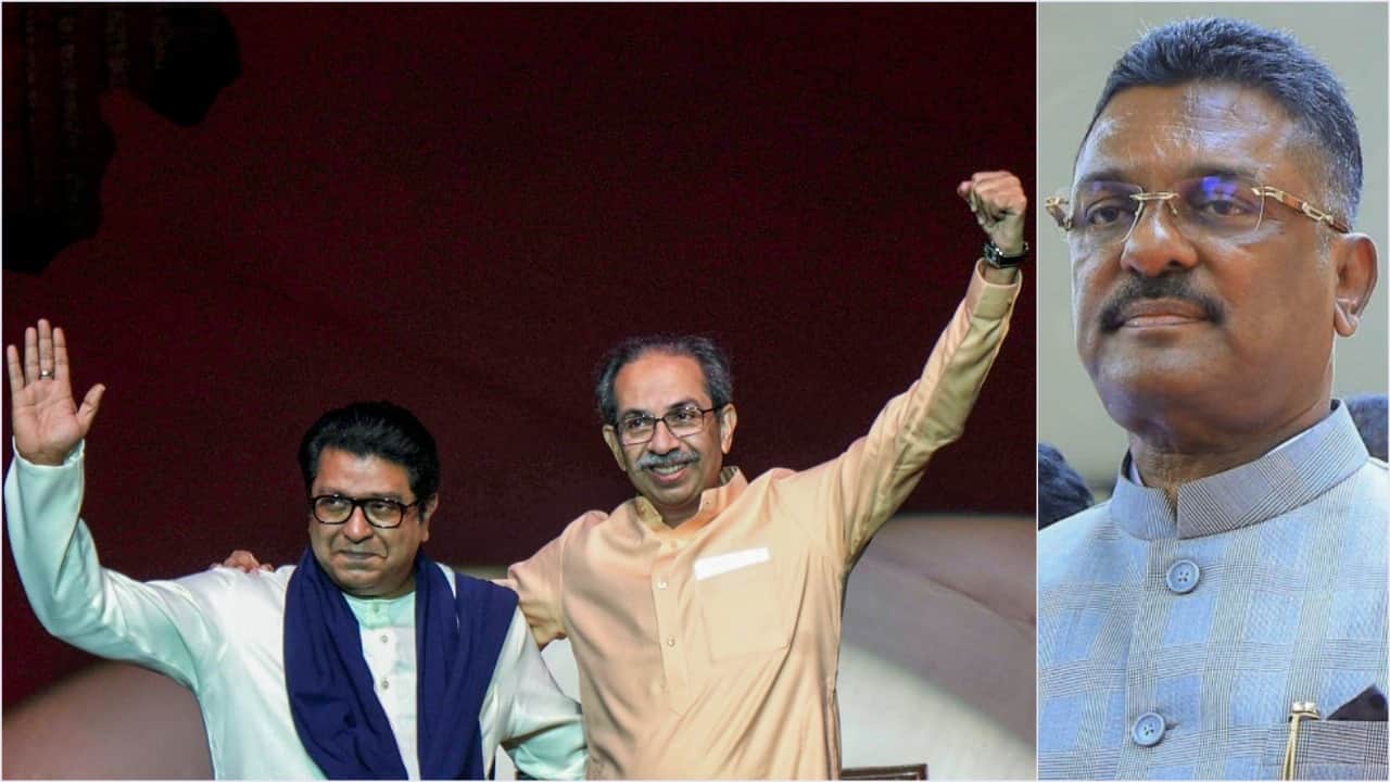 राज ठाकरे, उद्धव ठाकरे और महाराष्ट्र के मंत्री प्रताप सरनाईक