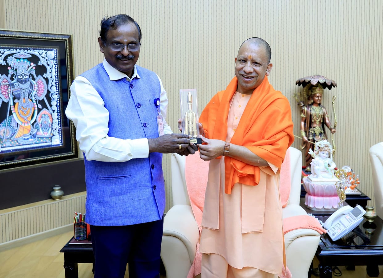UP: ISRO Chairman met CM Yogi, discussed the possibilities of a separate satellite for the state; These things