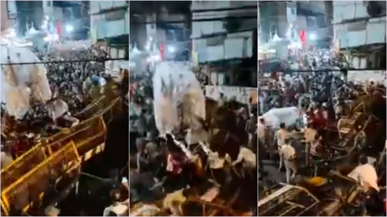 Ujjain Muharram Chaos procession MP Police registers case fanatics tried to break barricades hindi news update