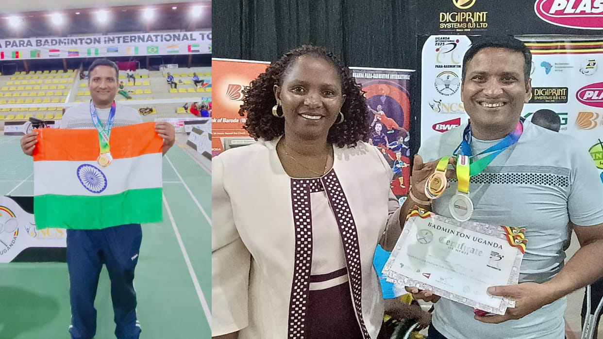 India's Chandraprakash wins silver medal in para-badminton
