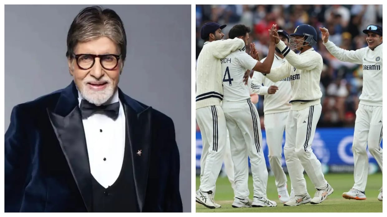 amitabh bachchan post on team india win against england users take dig at late wish